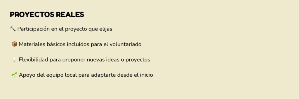 soporte en los proyectos