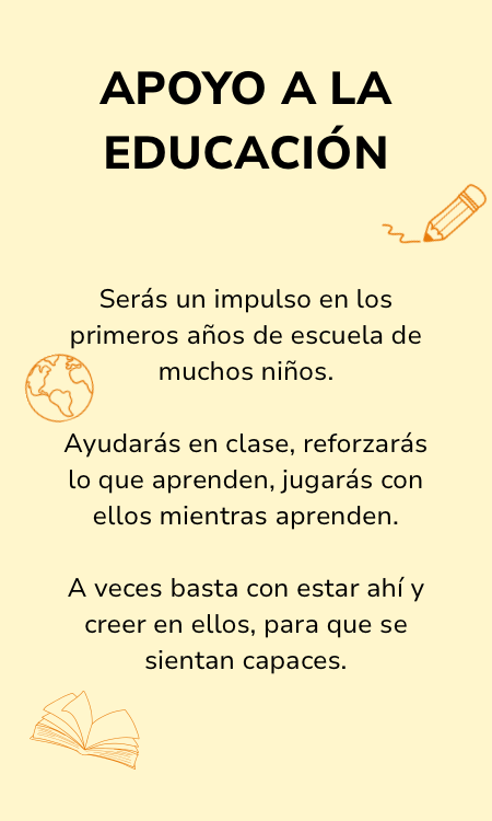 apoyo a la educación